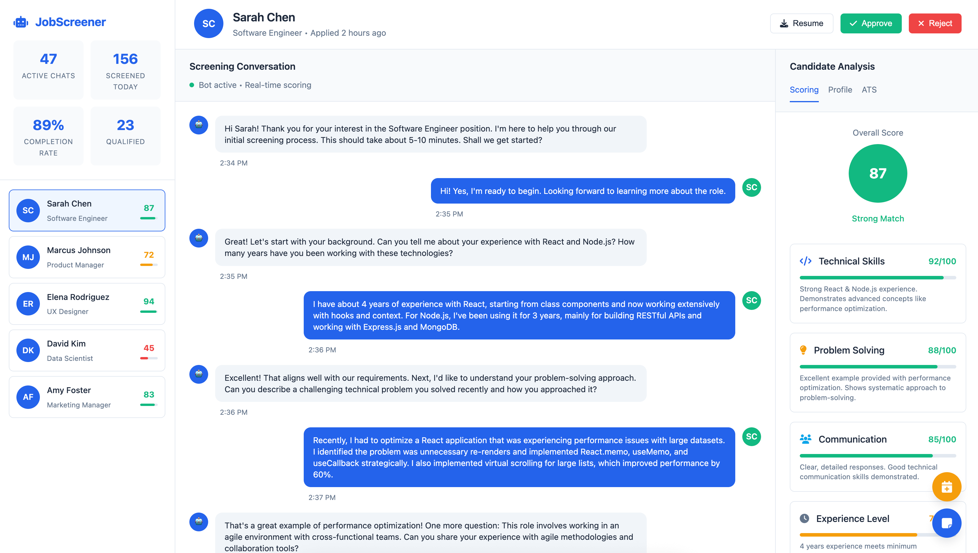 Recruitment Screener Bot